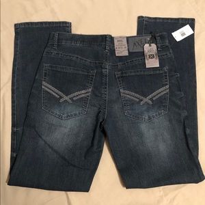 NWT TK Axel jeans, slim straight, dark wash W32 x L34. Nice!